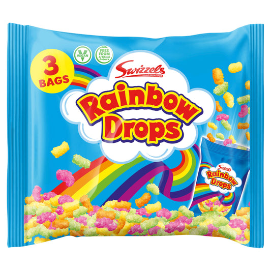 SWIZZELS RAINBOW DROPS 3PK  28/02/26