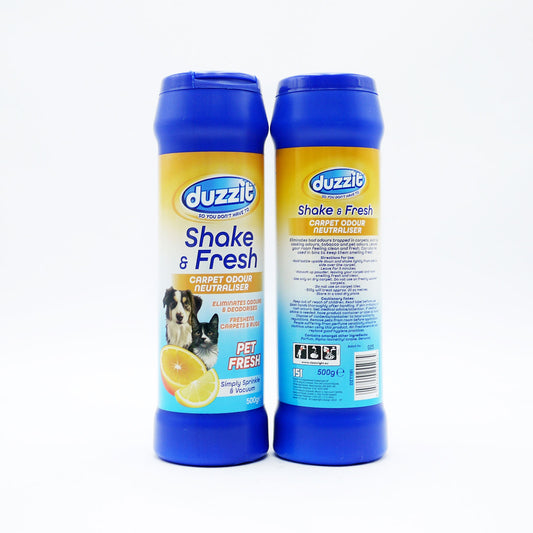 DUZZIT SHAKE & FRESH CARPET ODOUR  PET FRESH