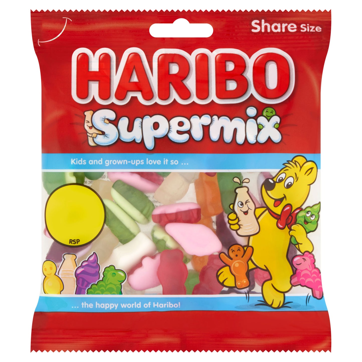 HARIBO SUPERMIX PM £1.25 31/08/26