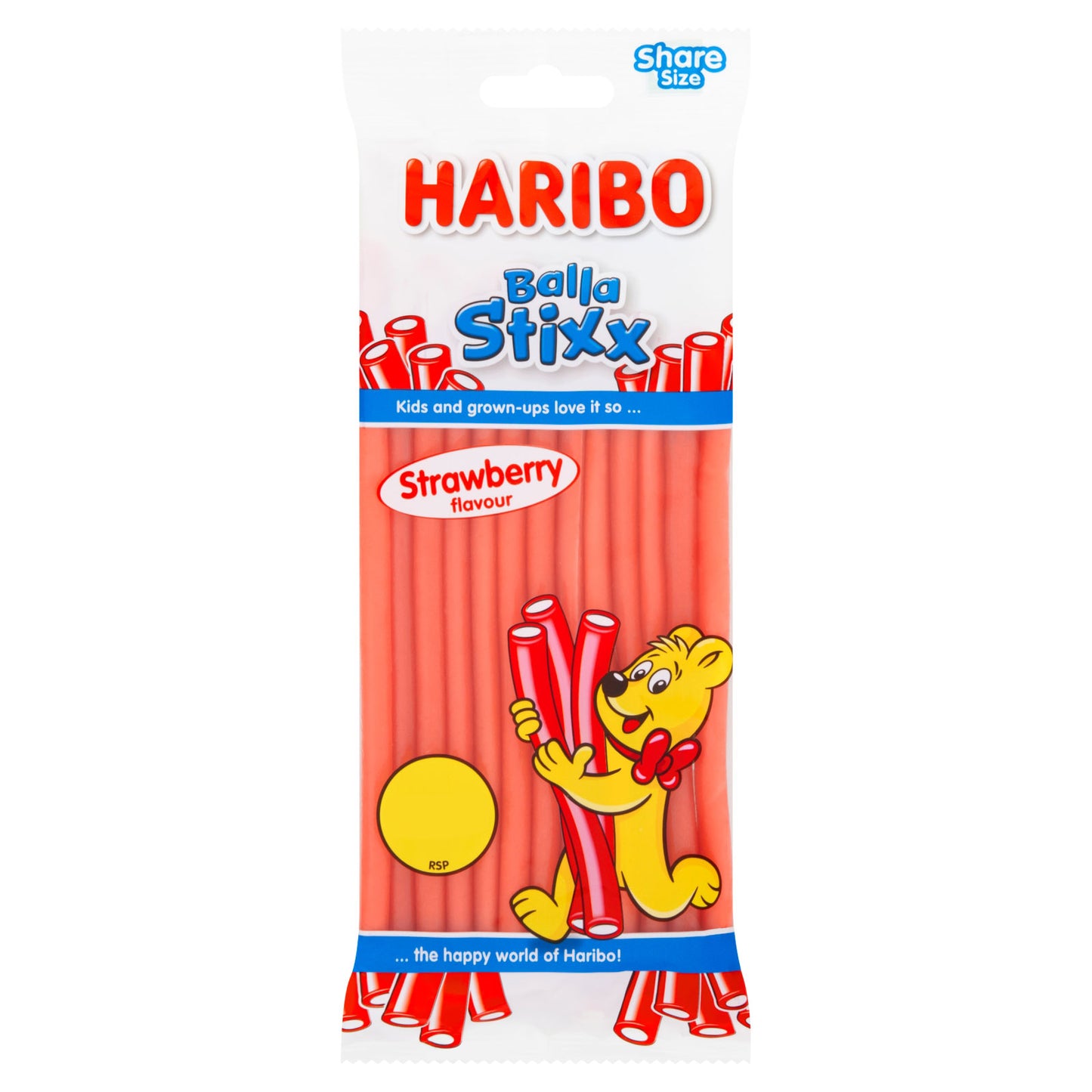 HARIBO STIXX STRAWBERRY PM £1.25 04/26