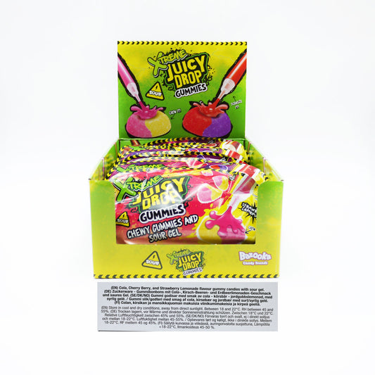 BAZOOKA JUICY DROP GUMMIES XTREME 04/05/26