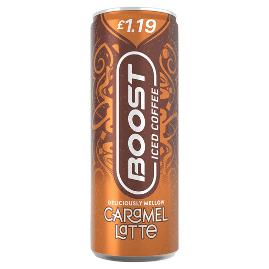 BOOST CARAMEL LATTE PM £1.19 17/07/26
