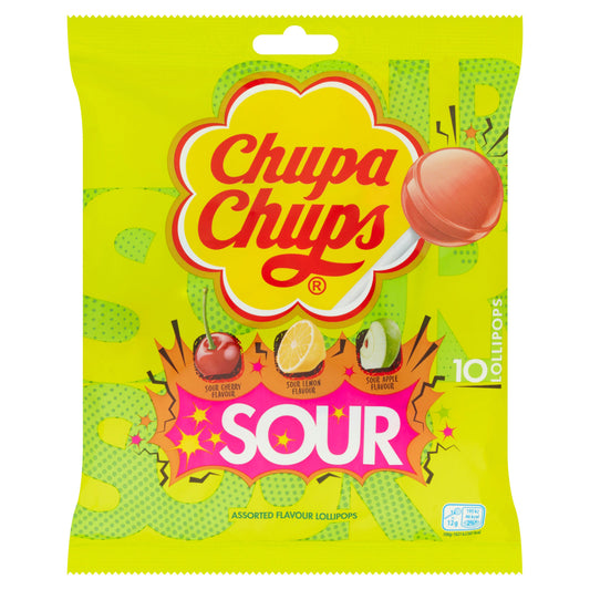 CHUPA CHUPS SOUR 10PK 05/27