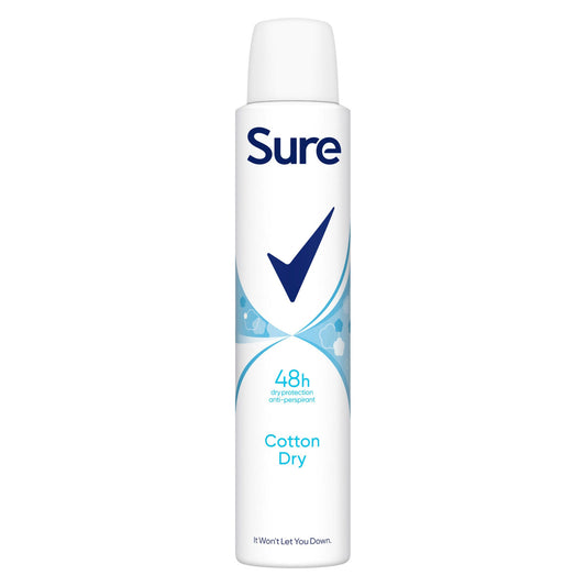 SURE A/P DEODORANT COTTON DRY