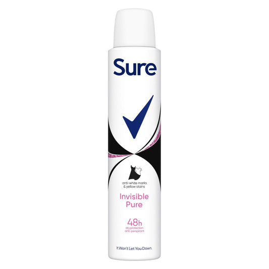SURE A/P DEODORANT INVISIBLE PURE