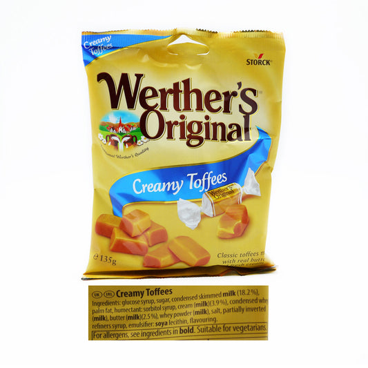 WERTHERS ORIGINAL CREAMY TOFFEES 05/26