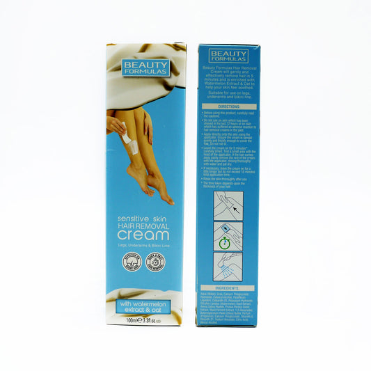 BEAUTY FORMULAS HAIR REMOVER CREAM WATERMELON & OAT 100ML