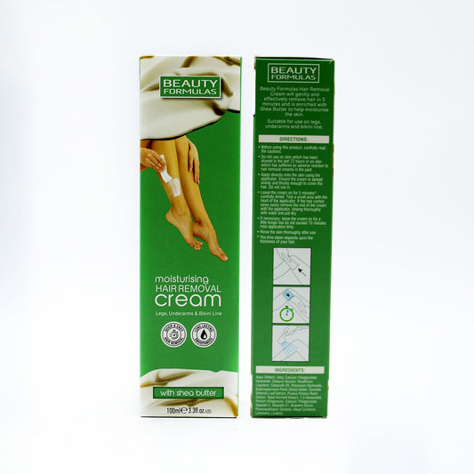 BEAUTY FORMULAS HAIR REMOVER CREAM SHEA BUTTER 100ML