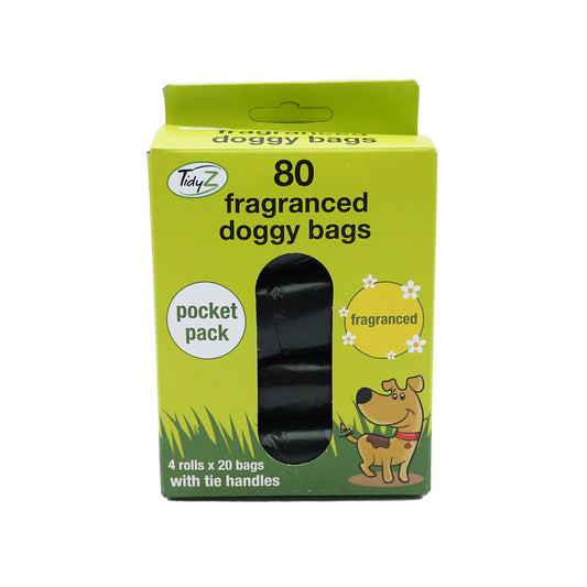 TIDYZ STRONG DOGGY BAGS POCKET 4 PK B0663