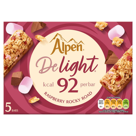 ALPEN DELIGHT RASPBERRY ROCKY ROAD 20/8/25