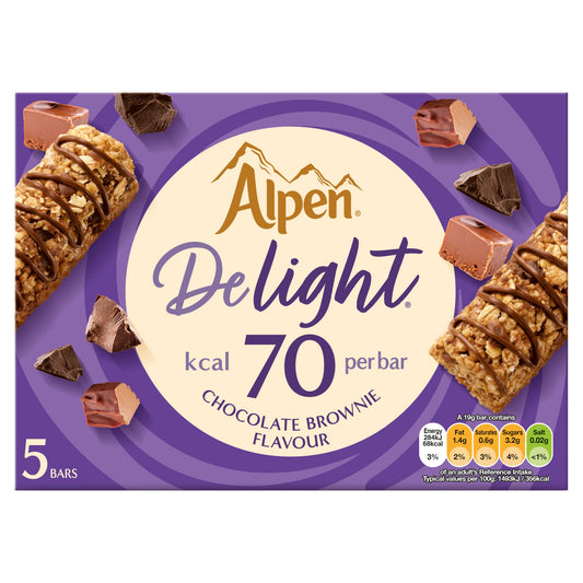 ALPEN DELIGHT CHOCOLATE BROWNIE 5PACK 16/10/25