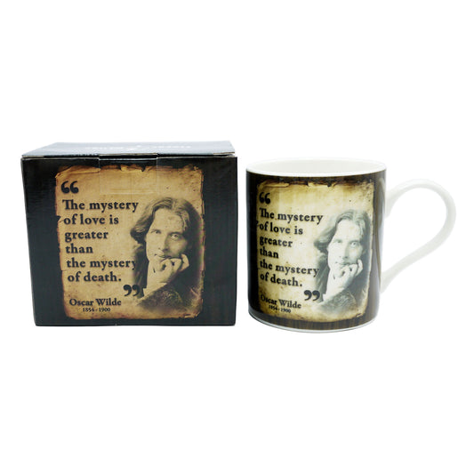 OSCAR WILDE MUG MYSTERY OF LOVE BOXED