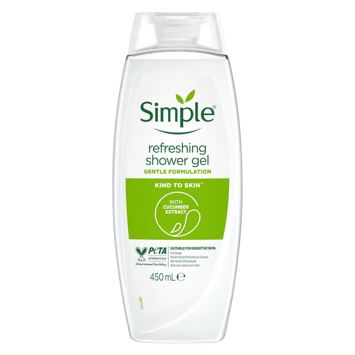 SIMPLE SHOWER GEL REFRESHING (D)
