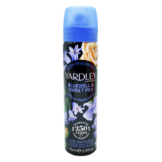 YARDLEY BLUEBELL & SWEETPEA BODY SPRAY 75ML