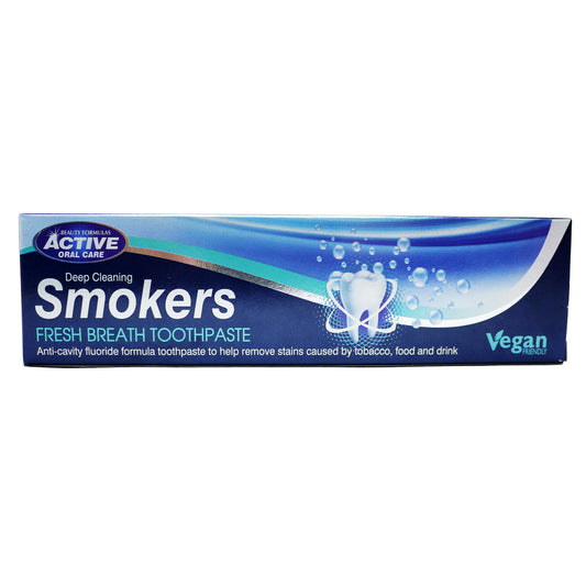 BEAUTY FORMULAS TOOTHPASTE ACTIVE SMOKERS