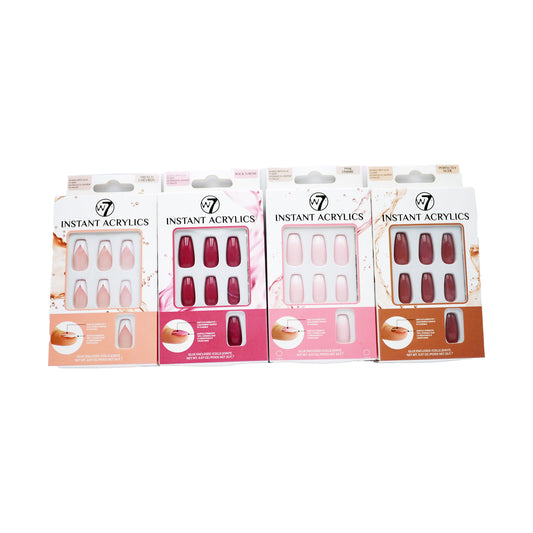 W7 ACRYLICS NAILS INSTANT ASSORTED