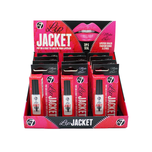 W7 LIP JACKET LIPSTICK SEALER BOX