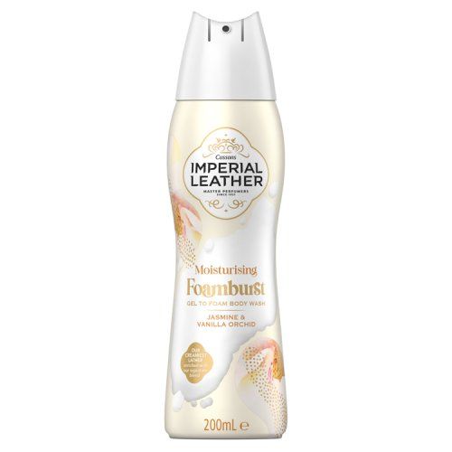 IMPERIAL LEATHER FOAMBURST 200ML MOISTURISING JASMINE VANILLA