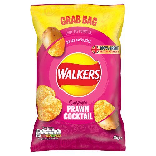 WALKERS GRAB BAG PRAWN COCKTAIL 45G
