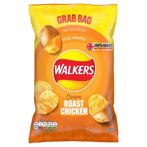 WALKERS GRAB BAG ROAST CHICKEN 45G