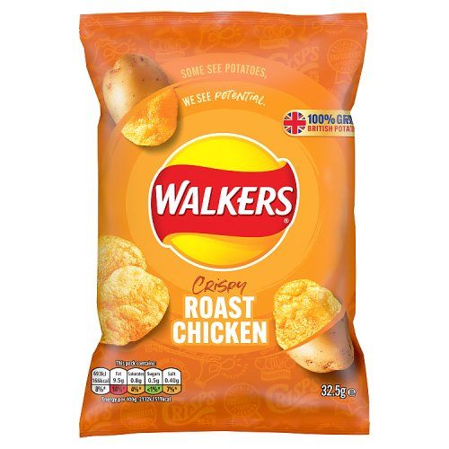 WALKERS CRISPS ROAST CHICKEN 32.5G