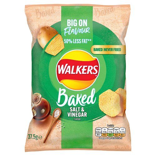 WALKERS BAKED SALT & VINEGAR 37.5G