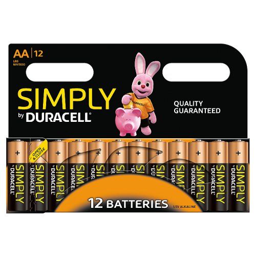 DURACELL SIMPLY BATTERIES AA 12PK