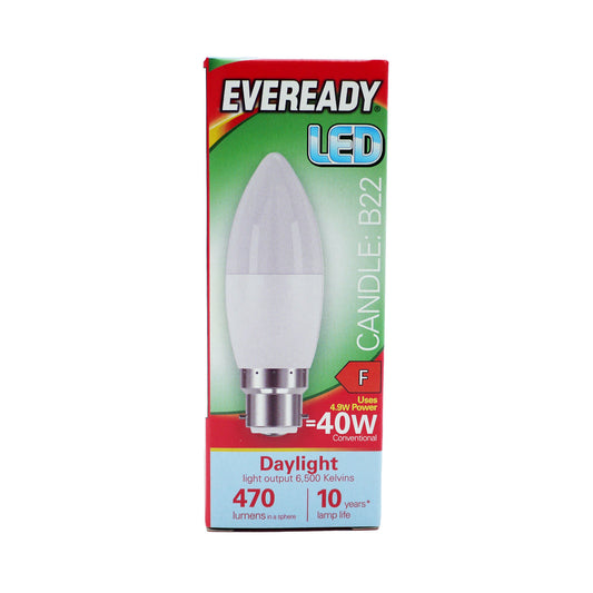 EVEREADY BULB LED CANDLE B22 DAYLIGHT (R)