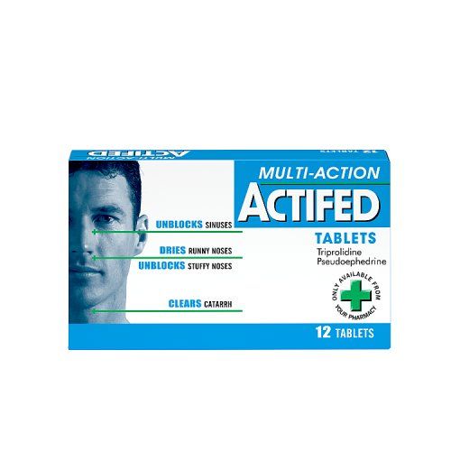 ACTIFED MULTI-ACTION TABS 12