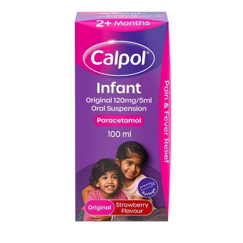 CALPOL INFANT SUSPENSION ORIGINAL 2+M 100ML