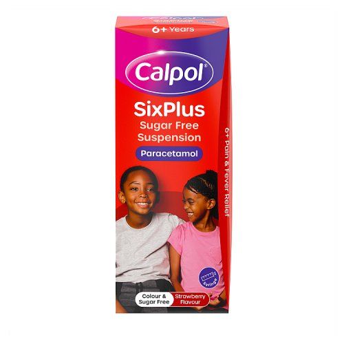 CALPOL SUSPENSION LIQUID S/F 6+ 200ML (STRAWBERRY)