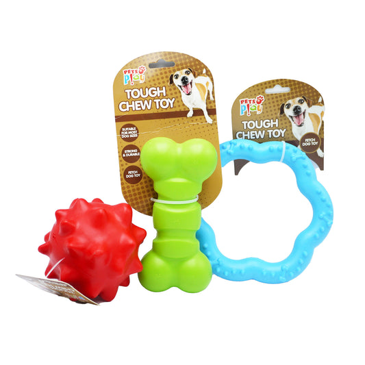 PETS PLAY DOG TOUGH TOYS ASST(R)