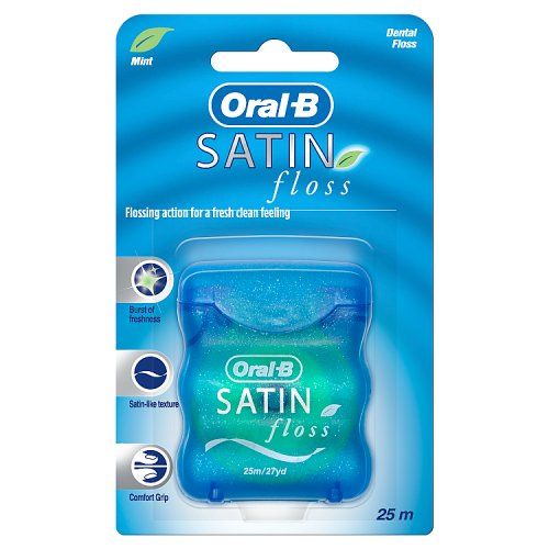 ORAL B FLOSS SATIN 25M MINT (12X12) (UK/S/FIN)