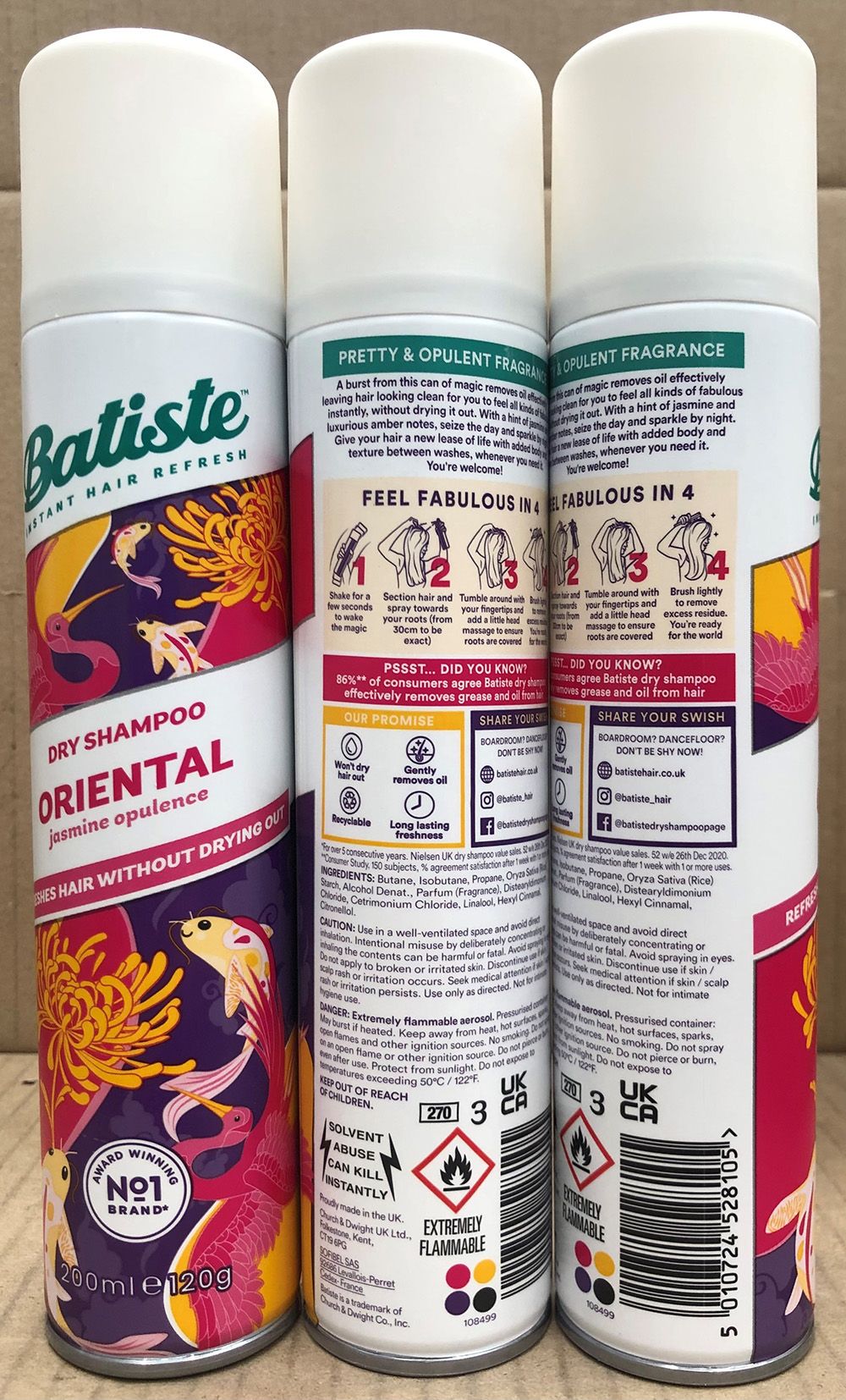BATISTE DRY SHAMPOO 200ML ORIENTAL