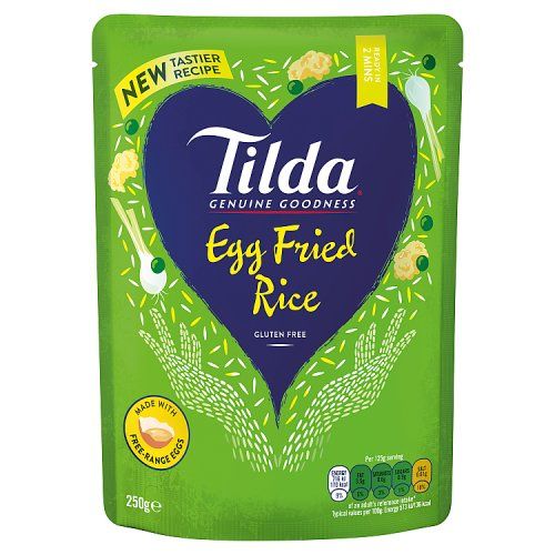TILDA STEAMED BASMATI EGG FRIED RICE 250G