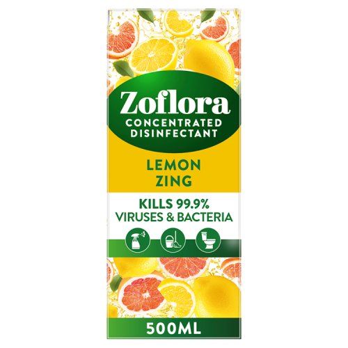 ZOFLORA DISINFECTANT LEMON ZING 500ML