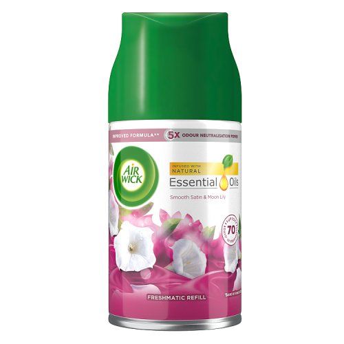 AIRWICK FRESHMATIC REFILL 250ML SMOOTH SATIN & MOON LILY