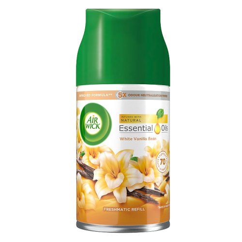 AIRWICK FRESHMATIC REFILL 250ML WHITE VANILLA BEAN