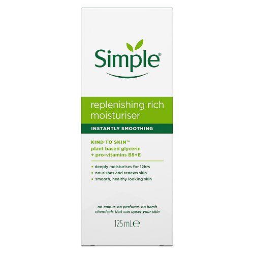 SIMPLE KTS 125ML REPLENISHING RICH MOISTURISER