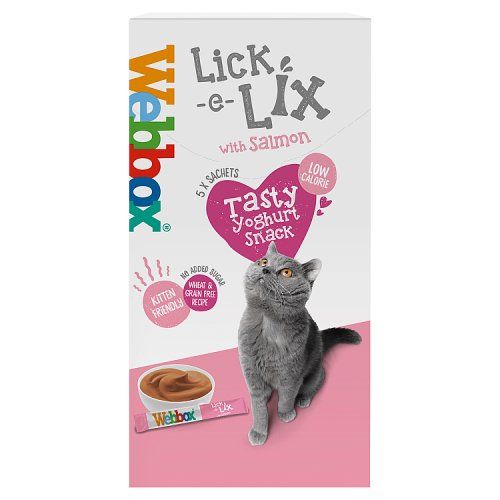 WEBBOX LICK-E-LIX SALMON & OMEGA 3 & 6 5X15G