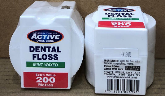 ACTIVE FLOSS MINT WAXED 200M