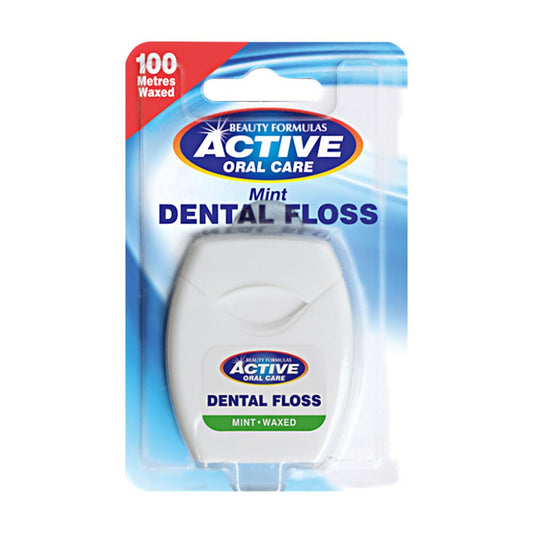 ACTIVE FLOSS ADV MINT WAXED 100M