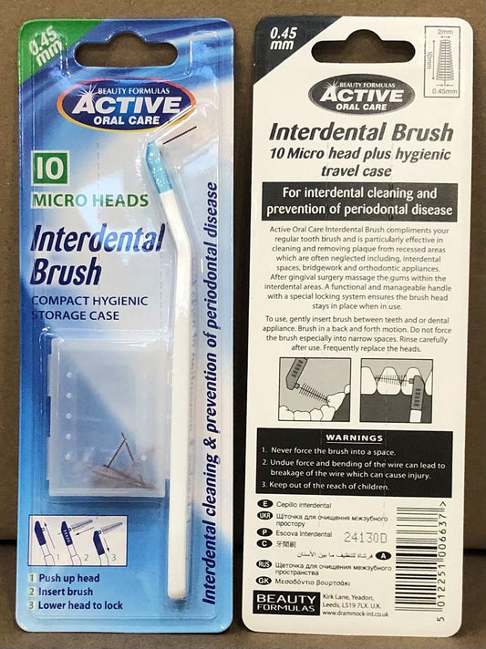ACTIVE INTERDENTAL BRUSH +10 HEADS