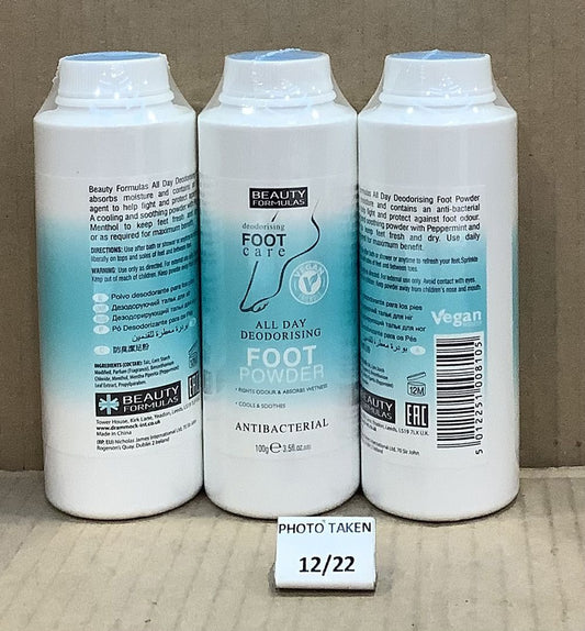 BEAUTY FORMULAS FOOT POWDER 100G
