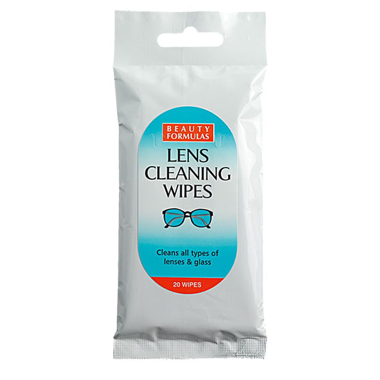 BEAUTY FORMULAS LENS CLEANING WIPES 20'S