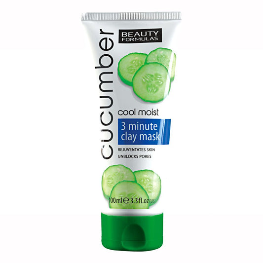 BEAUTY FORMULAS CUCUMBER 3 MINUTE CLAY MASK 100ML