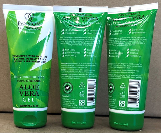 BEAUTY FORMULAS PFN 100% ORGANIC ALOE V GEL 200ML