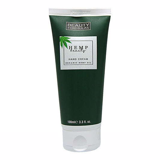 BEAUTY FORMULAS ORGANIC HEMP OIL HAND CREAM 100ML