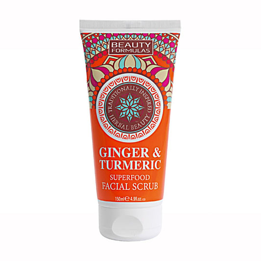 BEAUTY FORMULAS GINGER&TURMERIC FACIAL SCRUB 150ML