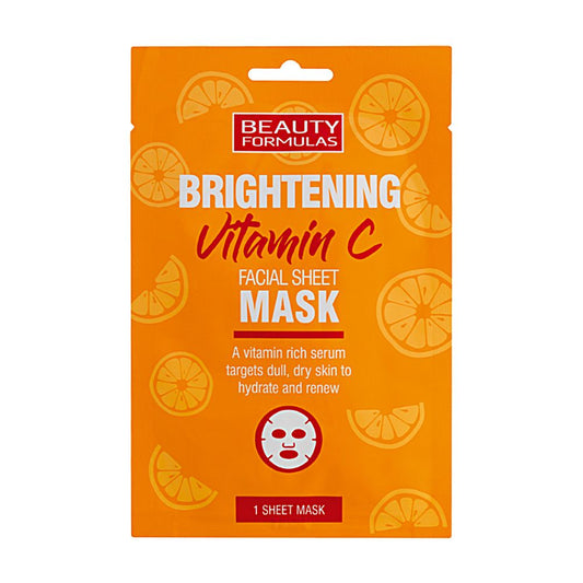 BEAUTY FORMULAS VITAMIN C BRIGHTENING FACIAL MASK